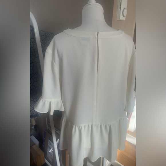 Kate Spade Ruffle Sleeve Top - Picture 4 of 8